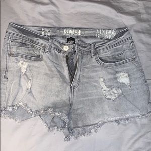 Rewash Grey Jean Shorts